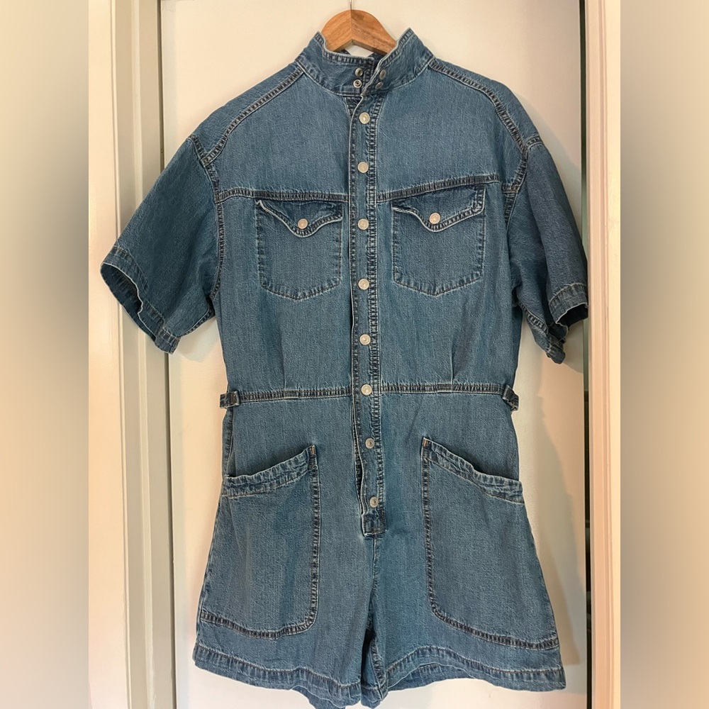 Levi's Short Sleeve Surplus Romper